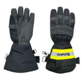Professional Firefighter Gloves Offering Breathable Design Heat Protection and Excellent Grip for Hazardous Environments
