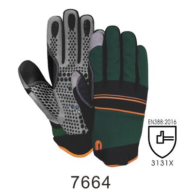 CE certified Synthetic leather palm Mechanic gloves